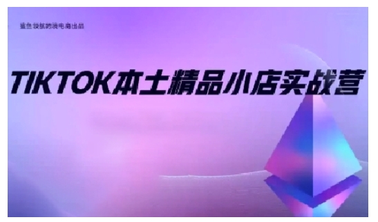 TikTok本土精品小店出海实战营，从入门到高阶，不止0-1!-小宇资源站