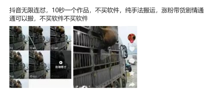 抖音无限连怼，10秒一个作品不买软件，纯手法搬运，涨粉带货剧情通通可以搬-小宇资源站