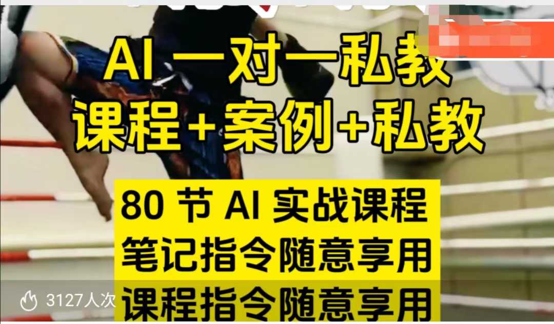 AI指令实战课，课程+案例，80节AI实战课程，笔记指令随意享用，课程指令随意享用-小宇资源站