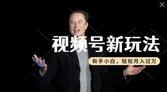 制作热点事件视频，撸视频号分成计划收益，操作简单，新手小白轻松月入过W-小宇资源站