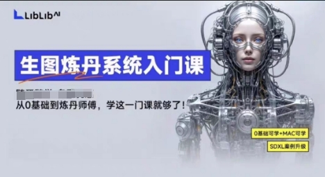 LibLibAI哩布哩布生图炼丹系统入门课，从生图到炼丹，只学这一门就够了-小宇资源站