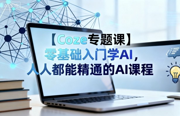 【Coze专题课】零基础入门学AI，人人都能精通的AI课程-小宇资源站