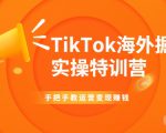 TikTok海外掘金实操特训营:手把手教运营变现赚钱-小宇资源站
