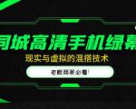 同城高清手机绿幕,直播间现实与虚拟的混搭技术,老板商家必看!-小宇资源站