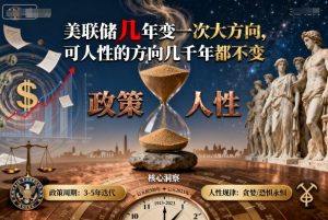 付费文章:美联储几年变一次大方向,可人性的方向几千年都不变-小宇资源站